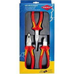 KNIPEX 002012 sada kleští 1000V - 0306180, 2616200, 7006160