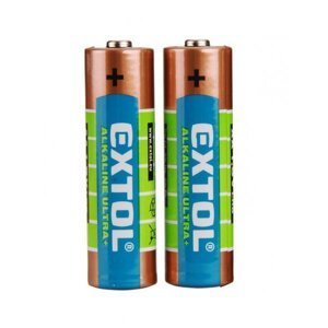 Baterie alkalické 1,5V AA (LR6) EXTOL ENERGY ULTRA +, 2ks