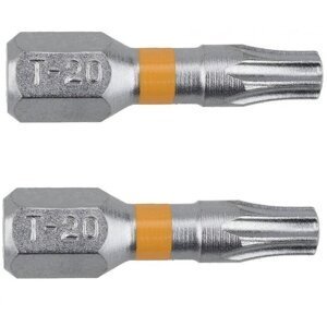 NAREX bit TORX T-20 25mm, Super Lock S2/Cr - 2ks