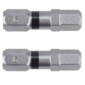 NAREX bit IMBUS H6 25mm, Super Lock S2/Cr - 2ks