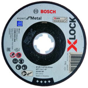BOSCH řezný kotouč 125x1,6x22,23mm X-LOCK, Expert for Metal, 2608619254