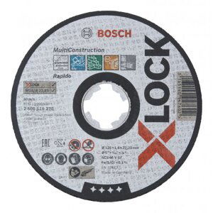 BOSCH řezný kotouč 125x1,6x22,23mm X-LOCK, MultiConstruction, 2608619270