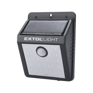 EXTOL LIGHT 43130 nástěnné solární světlo s pohybovým sensorem, 120lm