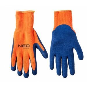 NEO TOOLS 97-611 rukavice bavlněné zateplené polomáčené v LATEXU 10"
