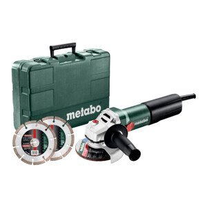 METABO WEQ 1400-125 Set úhlová bruska v kufru s dia kotouči 600347000