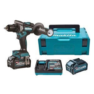 MAKITA DF001GM201 aku bezuhlíkový vrtací šroubovák LiIon XGT 40V 2x4Ah, Makpac