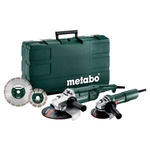 METABO combo set úhlových brusek v kufru WE 2200-230 a W 750-125 + dia kotouče 685172510