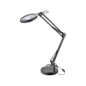 EXTOL LIGHT 43160 stolní lampa s lupou, 1300lm, 5x zvětšení, USB