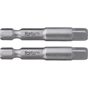 FORTUM 4741523 sada adaptérů 1/4" x 50mm šestihran / čtyřhran, S2, 2ks