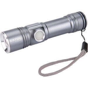 EXTOL LIGHT 43141 ruční svítilna 280lm, zoom, USB nabíjení, XPE LED