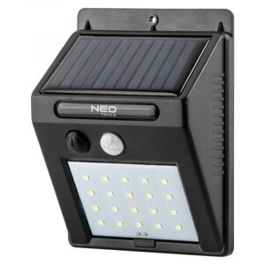 NEO TOOLS 99-055 nástěnné solární světlo s pohybovým sensorem, 250lm