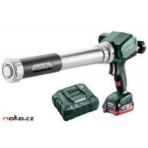 METABO KPA 12 600 aku kartušovací pistole 12V 1x4Ah LiHD + nabíječka, 601218800