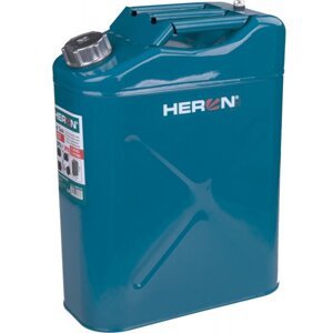 HERON 8898143 kanystr ocelový na benzín, 20l