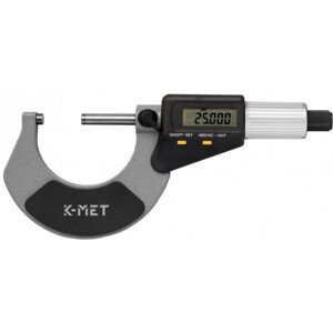 K-MET 7031-02-050 mikrometr třmenový digitální  25-50mm, 0,001mm
