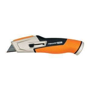 FISKARS PRO 1027223 pracovní nůž se zasouvací otočnou čepelí CarbonMax