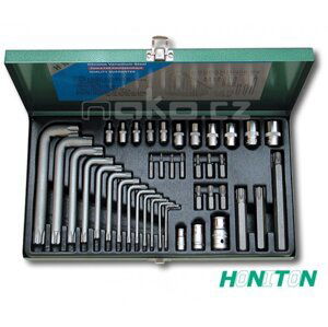 HONITON H4340 sada TORX T9-T70, E4-20 (40 dílů)