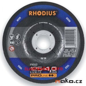 RHODIUS 115x7.0 RS2 PROline brusný kotouč na ocel