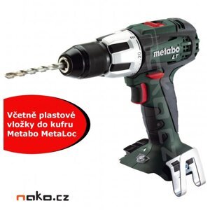 METABO BS 18 LT aku vrtačka bez baterií s vložkou do kufru MetaLoc 60210289