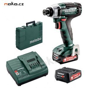 METABO PowerMaxx SSD 12 aku rázový utahovák 2x 2Ah LiIon 601114500