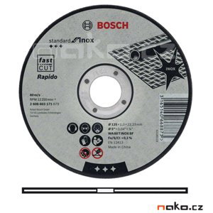 BOSCH 115x1mm řezný kotouč Standard for Inox 2608603169