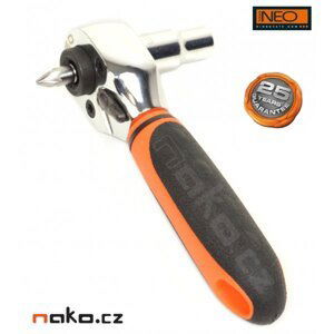 NEO TOOLS 08-501 ráčna 1/4" na bity a hlavice