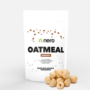 Proteinová instantní ovesná kaše Nero, Lískový oříšek, 1kg, 20 porcí 8594179510979