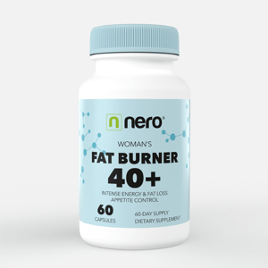Účinný spalovač tuků pro ženy 40+ Nero FAT BURNER - 60 kapslí / na 2 měsíce 8594179511099