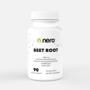 Nero Beet Root, Červená Řepa, 1680 mg, 90 tablet / na 1 měsíc 8594179511259