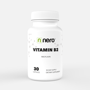 NERO | Vitamin B2 Riboflavin 100 mg, 30 kapslí / na 30 dní 8594179511280