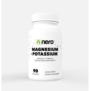 NERO | Hořčík + Draslík / Magnesium + Potassium 90 kapslí / na 30 dní 8594179511464