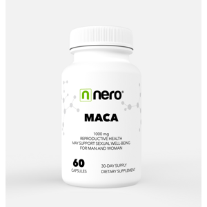 Nero Maca Root, Peruánský ženšen, 1000 mg 60 kapslí / na 1 měsíc 8594179511440