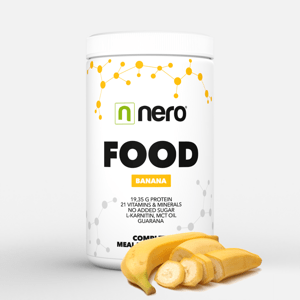 Funkční zdravá strava Nero FOOD Banán, 600g, 20 porcí 8594179510528