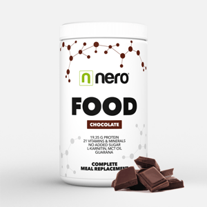 Funkční zdravá strava Nero FOOD Čokoláda, 600g, 20 porcí 8594179510504