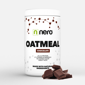 Proteinová instantní ovesná kaše Nero, Čokoláda, 600g, 12 porcí 8594179510412