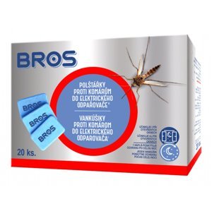 BROS náhradní polštářky proti komárům 20ks