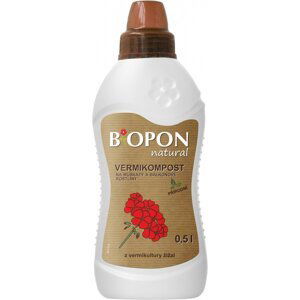 Bopon Natural Vermikompost na muškáty a balkonové rostliny 500ml