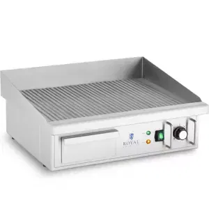 Elektrická grilovací deska 550 x 350 mm Ribbed 3,000 W - Elektrický gril Royal Catering