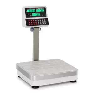 Obchodní váha bez certifikace 100 kg / 10 g bílá -LCD - Obchodní váhy Steinberg Systems