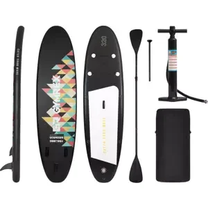 Nafukovací stand up paddleboard 130 kg černý - Vodní sporty Gymrex