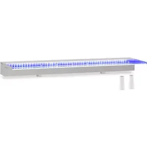 Chrlič vody 90 cm LED osvětlení modrá barva nízký vývod vody - Chrliče vody Uniprodo