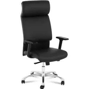 Kancelářská židle manažerské křeslo syntetická kůže chrom opěrka hlavy 150 kg - Kancelářské židle Fromm & Starck