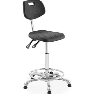 Průmyslová židle – 120 kg – Black – výška nastavitelná mezi 515 780 mm - Pracovní židle Fromm & Starck