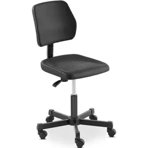 Laboratorní židle – 120 kg – Black – výška nastavitelná v rozmezí 410 550 mm - Pracovní židle Fromm & Starck