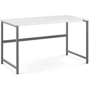 Psací stůl 120 x 60 cm bílý / šedý - Psací stoly Fromm & Starck