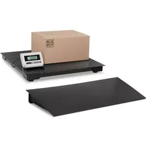 Podlahová váha s rampou sada 1 000 kg / 0,5 kg LCD baterie 10 h - Podlahové váhy Steinberg Systems
