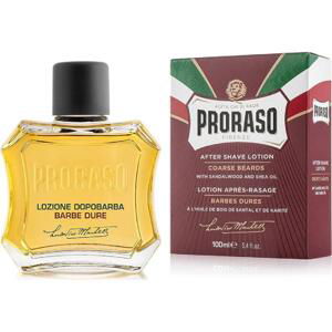 Proraso ﻿AfterShave Lotion ﻿﻿Nourishing SandalWood a Shea Oil - výživná voda po holení pro hrubou - zlobivou bradu 100 ml