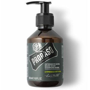 Proraso Beard Wash Cypress and Vetyver - šampon na bradu s vůní cypřiše a vetiveru, 200 ml