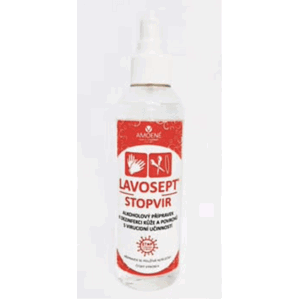 (EXP:4/22) Amoene Lavosept® STOPVIR - dezinfekce pokožky a povrchů sprej 200 ml - aroma oliva