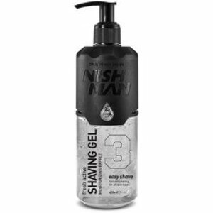 Nishman Shaving Gel 04 - průsvitný gel na holení, 03 Easy Shave - 400 ml