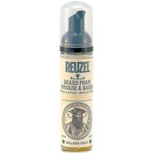 Reuzel Beard Foam Wood&Spice - kondicionér na bradu s pěnovou konzistencí, vůně cedru a koření, 70 ml